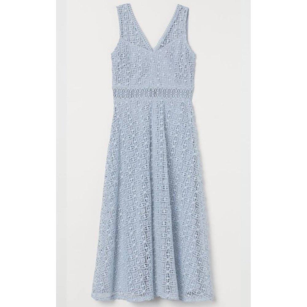 Lace V-Neck Dress